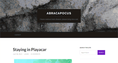 Desktop Screenshot of abracapocus.org